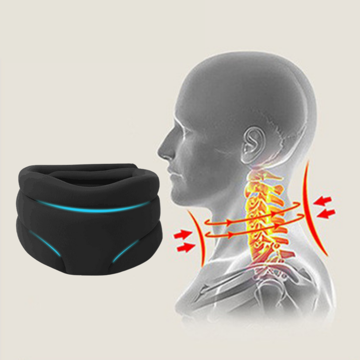 24Quiet- Anti Snore Neck Support