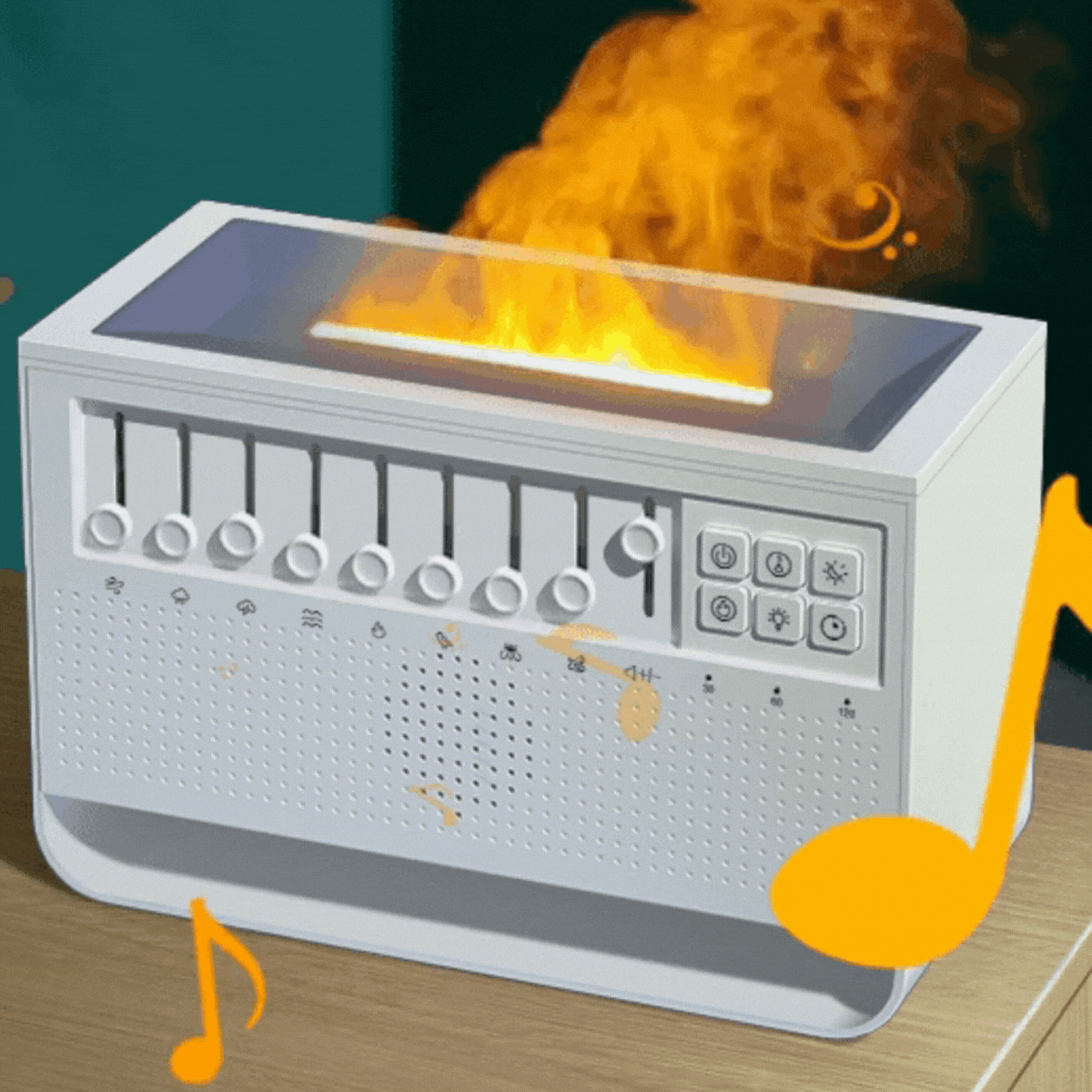 Twiia - Flame Aroma Diffuser 8 sounds